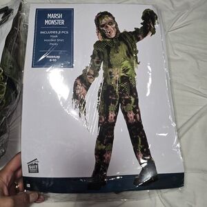 Marsh Monster Kids Costume - Green and Brown